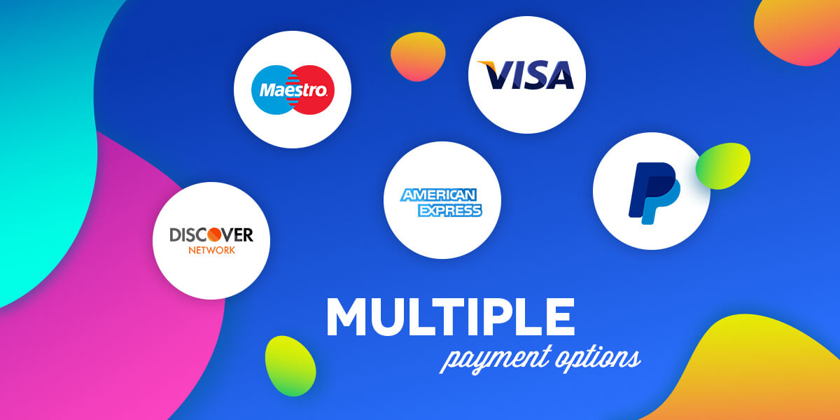 multiple payment options